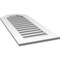 Ekena Millwork Octagonal Top Surface Mount PVC Gable Vent: Functional, w/ 3-1/2"W x 1"P Standard Frame, 18"W x 42"H GVPOT18X4201SF - alternate 2